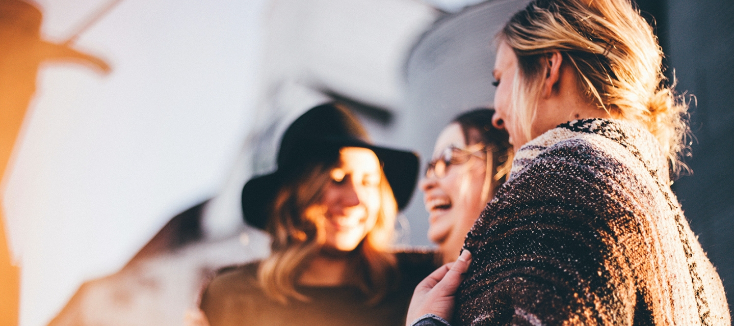 3 women laughing